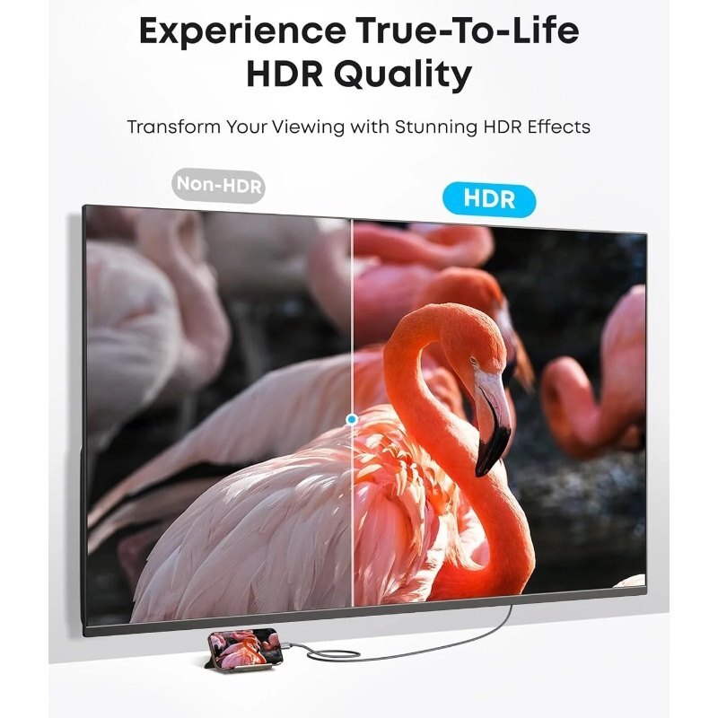 کابل تبدیل Type-C به HDMI انکر A87E0-H11 طول 0.9 متر - 6