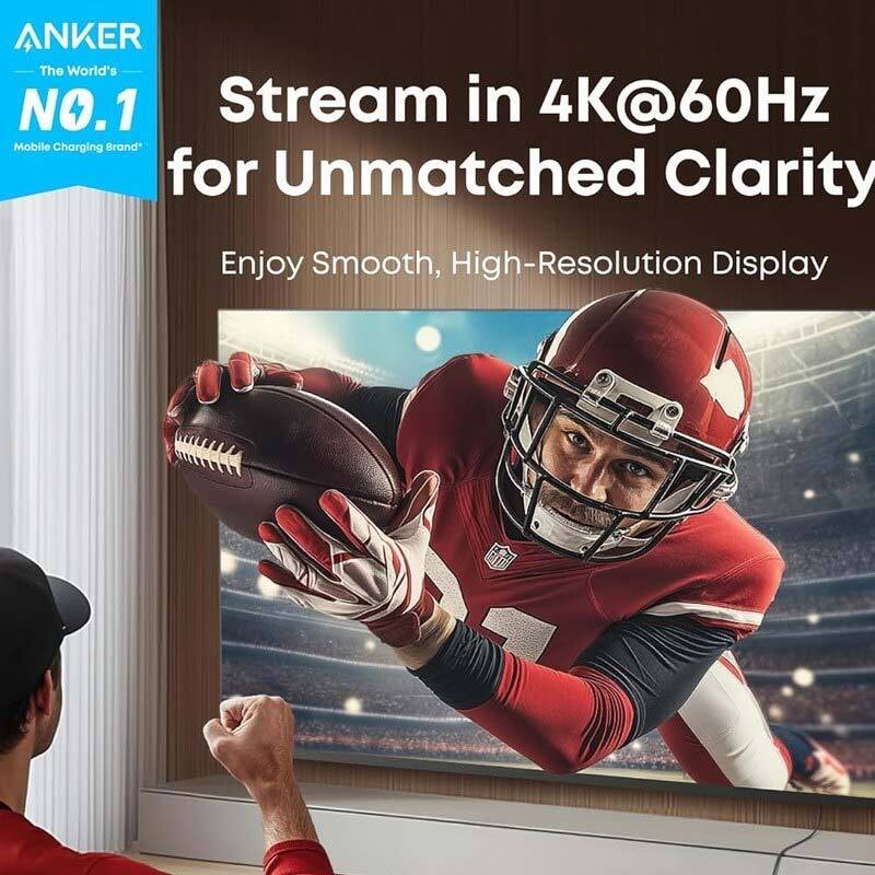 کابل تبدیل Type-C به HDMI انکر A87E0H12 طول 1.8 متر - 8