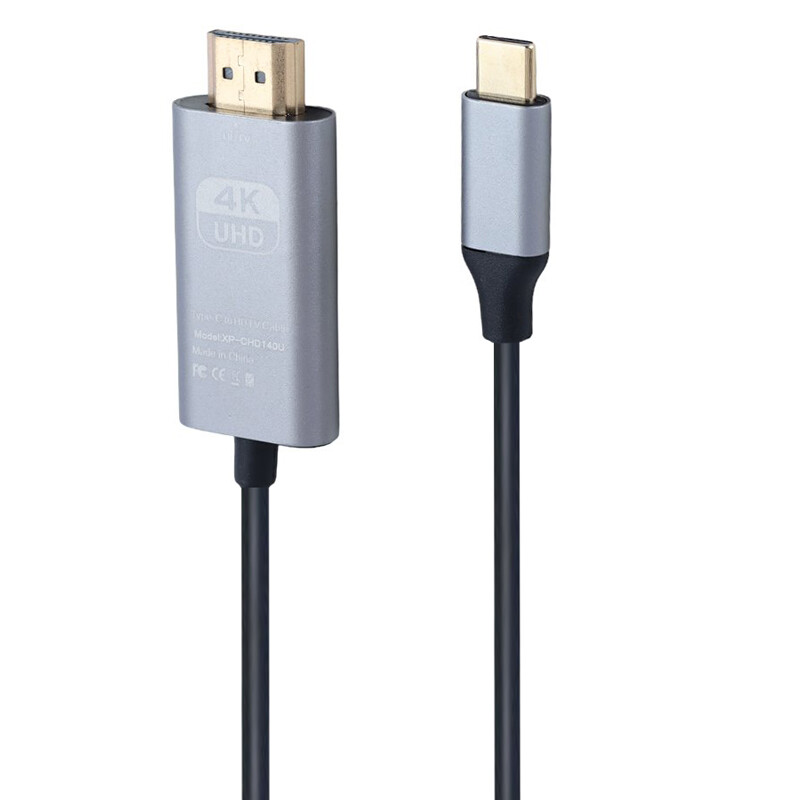 کابل تبدیل Type-C به HDMI ایکس پی پروداکت XP-CHD140U طول 2 متر - 2