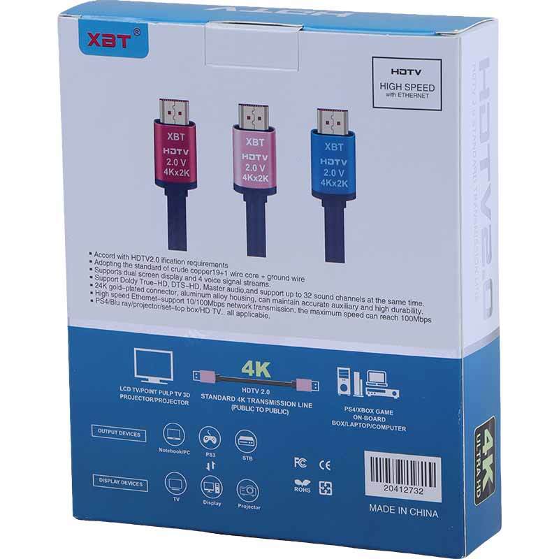 کابل XBT XBT-4KU8 HDMI 4K طول 3 متر - 3