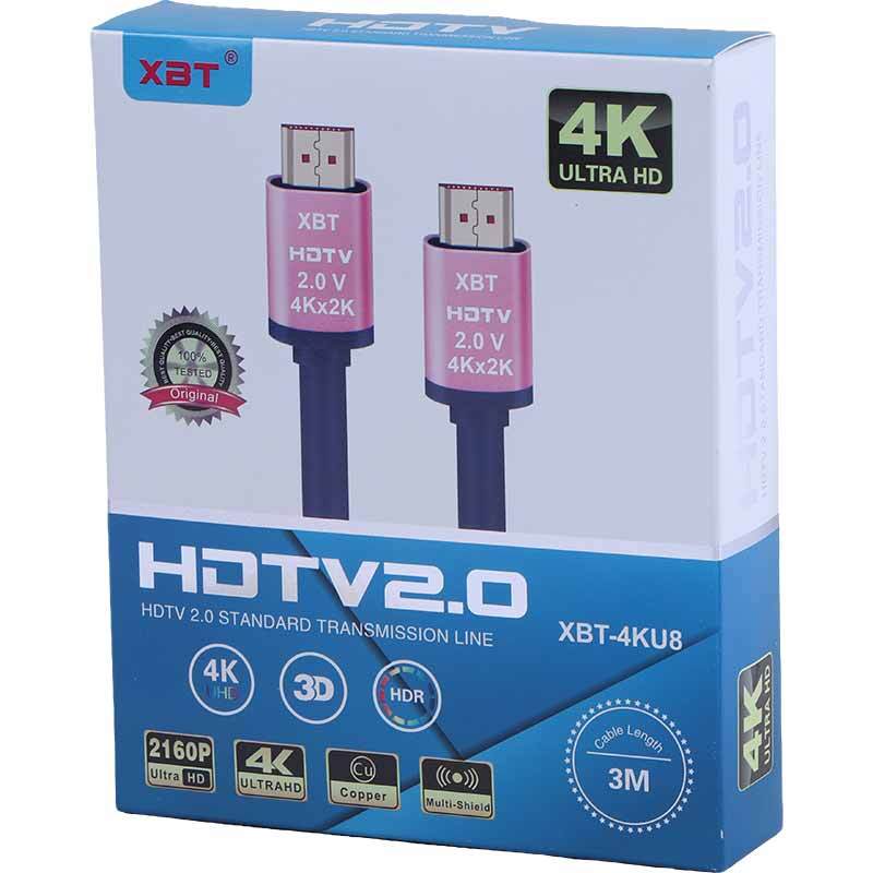 کابل XBT XBT-4KU8 HDMI 4K طول 3 متر - 6
