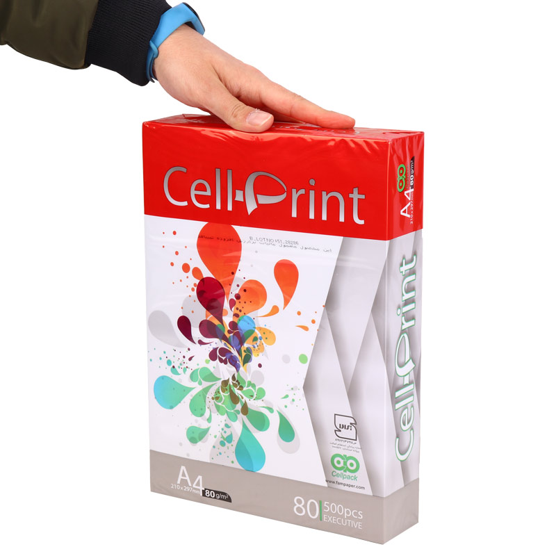 کاغذ A4 سل پرینت 80 گرم بسته 500 عددی شرینک - 2
