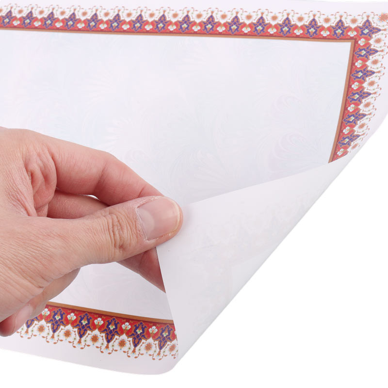 کاغذ A4 تذهیب طرح دار بسته 100 عددی - 5