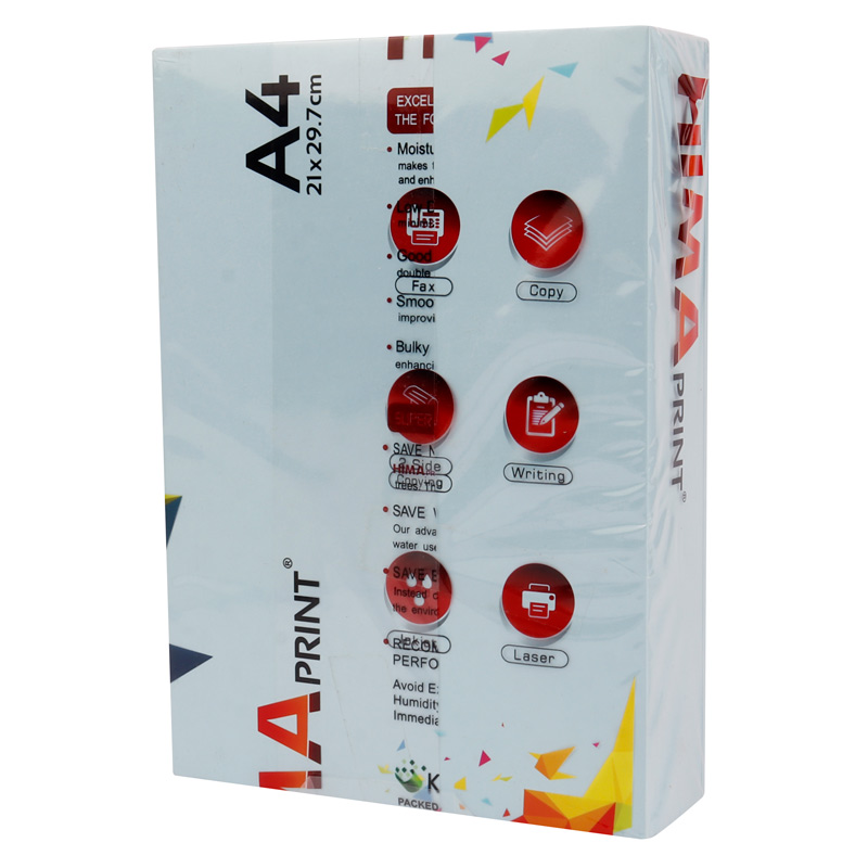 کاغذ A5 رنگی هیما پرینت 80 گرم بسته 500 عددی - 2