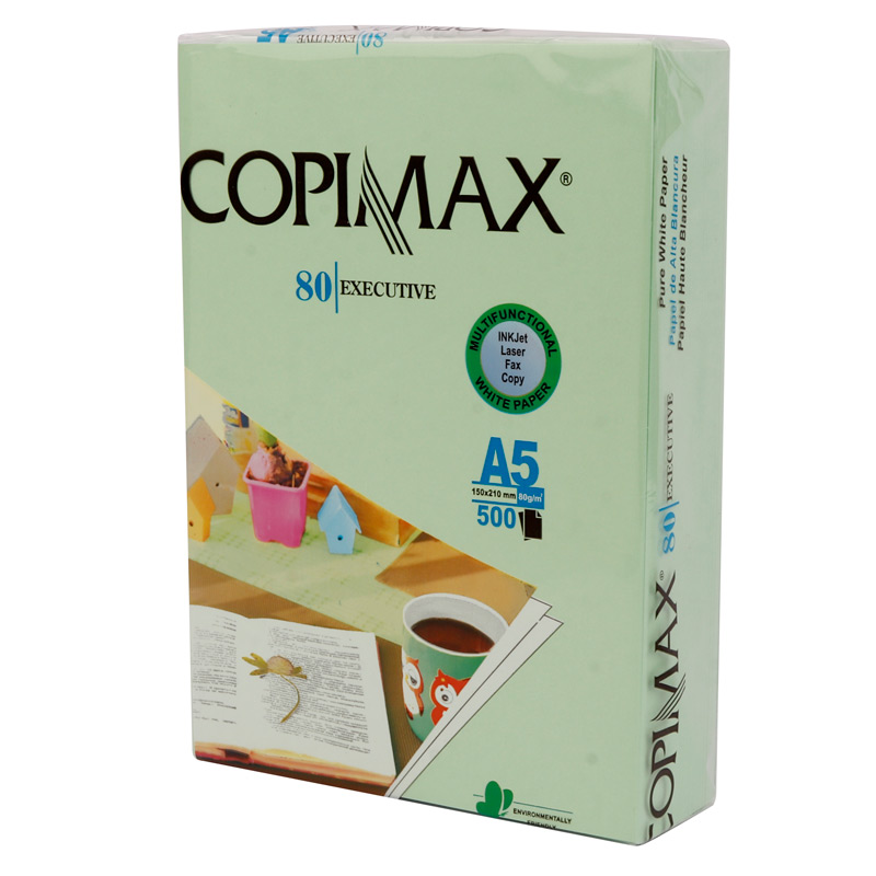 کاغذ A5 رنگی کپی مکس 80 گرم بسته 500 عددی - 5
