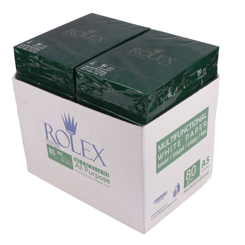 کاغذ A5 رولکس نوین کاغذ شیراز 80 گرم بسته 500 عددی - 4