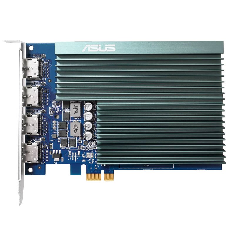کارت گرافیک Asus GeForce GT730-4H-SL-2GD5 2GB GDDR5 64Bit - 2