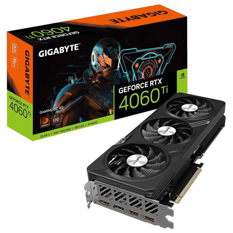 کارت گرافیک Gigabyte GeForce RTX 4060 Ti Gaming OC 8GB GDDR6 128Bit - 4