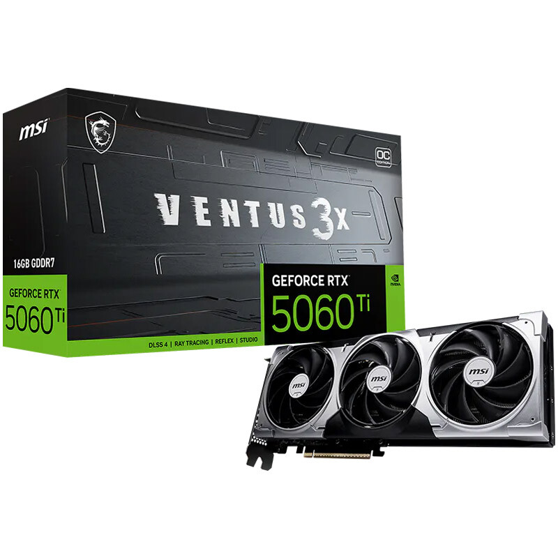 کارت گرافیک MSI GeForce RTX 5060 Ti VENTUS 3X OC 16GB GDDR7 128Bit