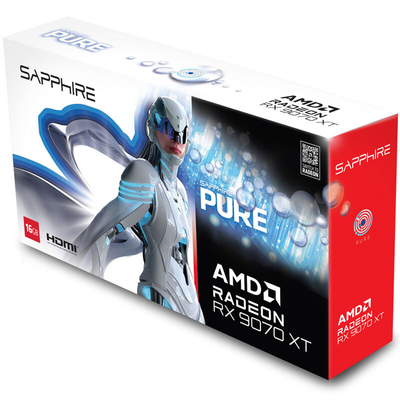 کارت گرافیک Sapphire Pure RX 9070 XT OC 16GB GDDR6 256Bit - 7
