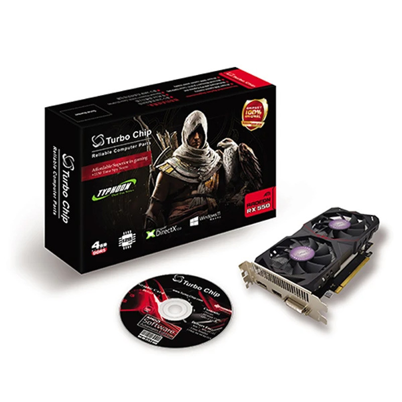 کارت گرافیک Turbo Chip Radeon RX550 4GB GDDR5 128bit - 2