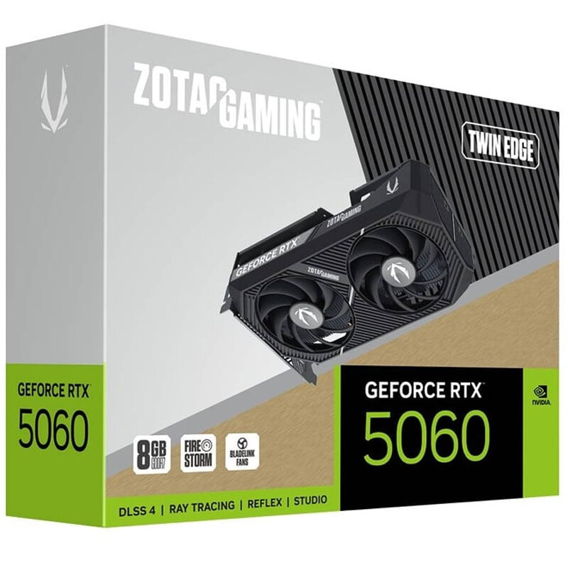 کارت گرافیک Zotac Gaming GeForce RTX 5060 Twin Edge 8GB GDDR7 128Bit - 7