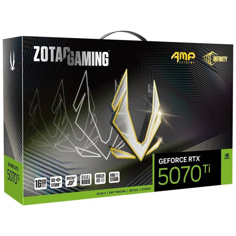 کارت گرافیک Zotac Gaming GeForce RTX 5070 Ti AMP Extreme INFINITY 16GB GDDR7 256Bit - 8