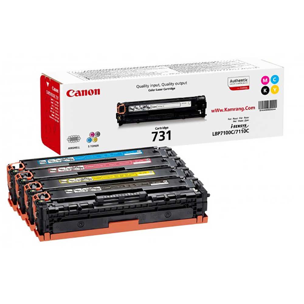 کارتریج لیزری رنگی Canon Laser 731 بسته 4 عددی - 2