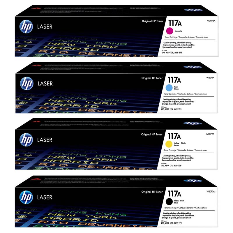 کارتریج لیزری رنگی HP 117A بسته 4 عددی - 2
