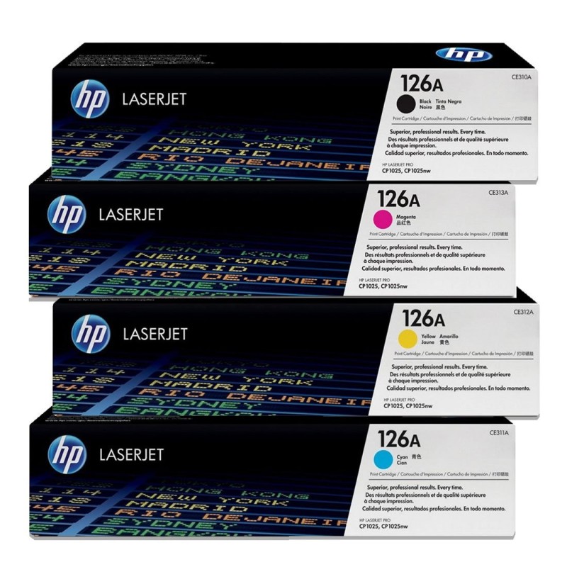 کارتریج لیزری رنگی HP 126A بسته 4 عددی - 3