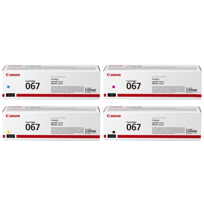 کارتریج لیزری رنگی کانن 067 بسته 4 عددی - 2