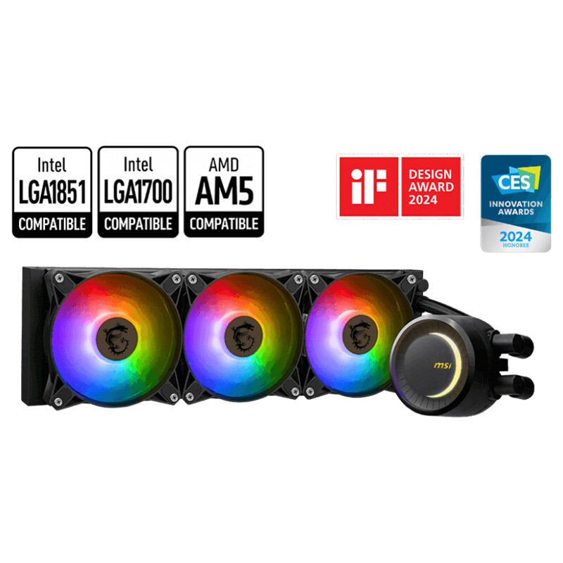 خنک کننده مایع پردازنده ام اس آی MAG CORELIQUID E360 - 5