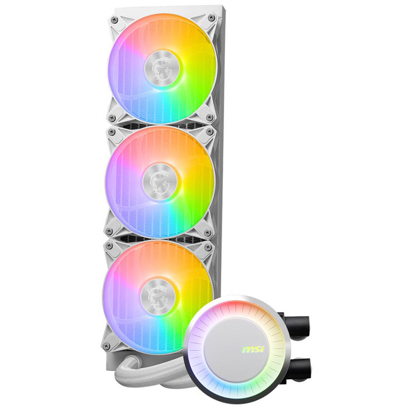 خنک کننده مایع پردازنده ام اس آی MAG CORELIQUID E360 WH