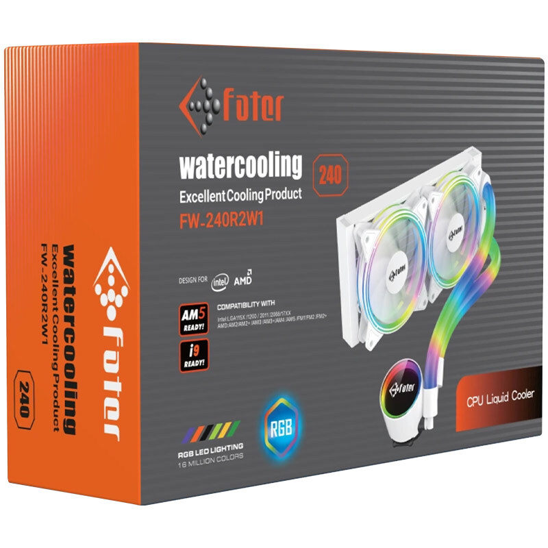 خنک کننده مایع پردازنده فاطر FW-240R2W1 White - 2
