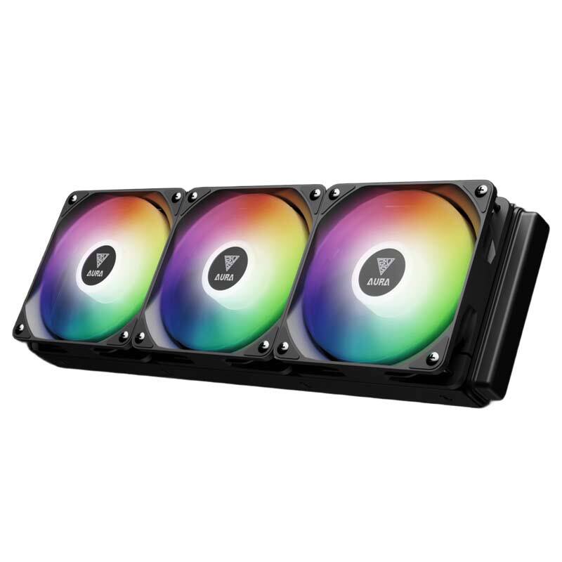 خنک کننده مایع پردازنده گیم دیاس Aura GL360 Digital ARGB Black - 3