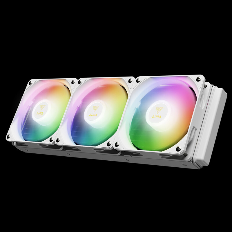 خنک کننده مایع پردازنده گیم دیاس Aura GL360 DIGITAL ARGB WH - 4