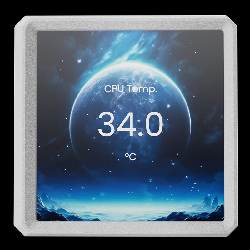 خنک کننده مایع پردازنده گیم دیاس Aura GL360 LCD ARGB WH - 4