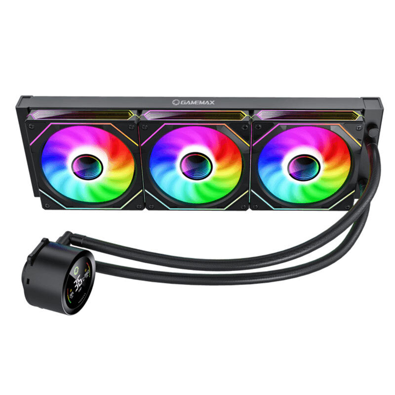 خنک کننده مایع پردازنده گیم مکس IceBurg 360 Digital BK - 4
