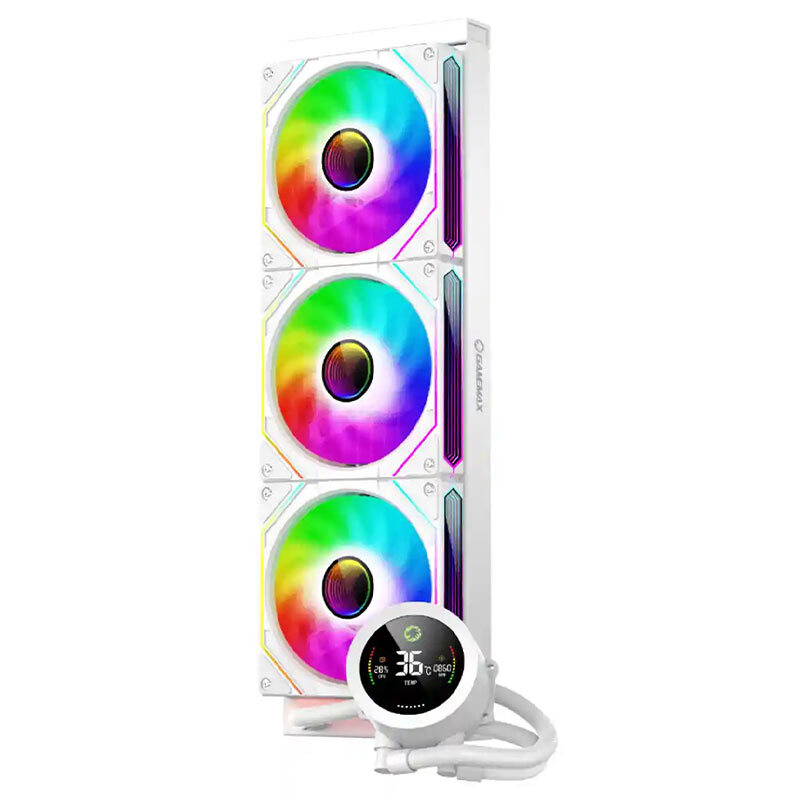 خنک کننده مایع پردازنده گیم مکس IceBurg 360 Digital WH - 2