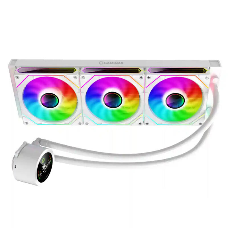 خنک کننده مایع پردازنده گیم مکس IceBurg 360 Digital WH - 3