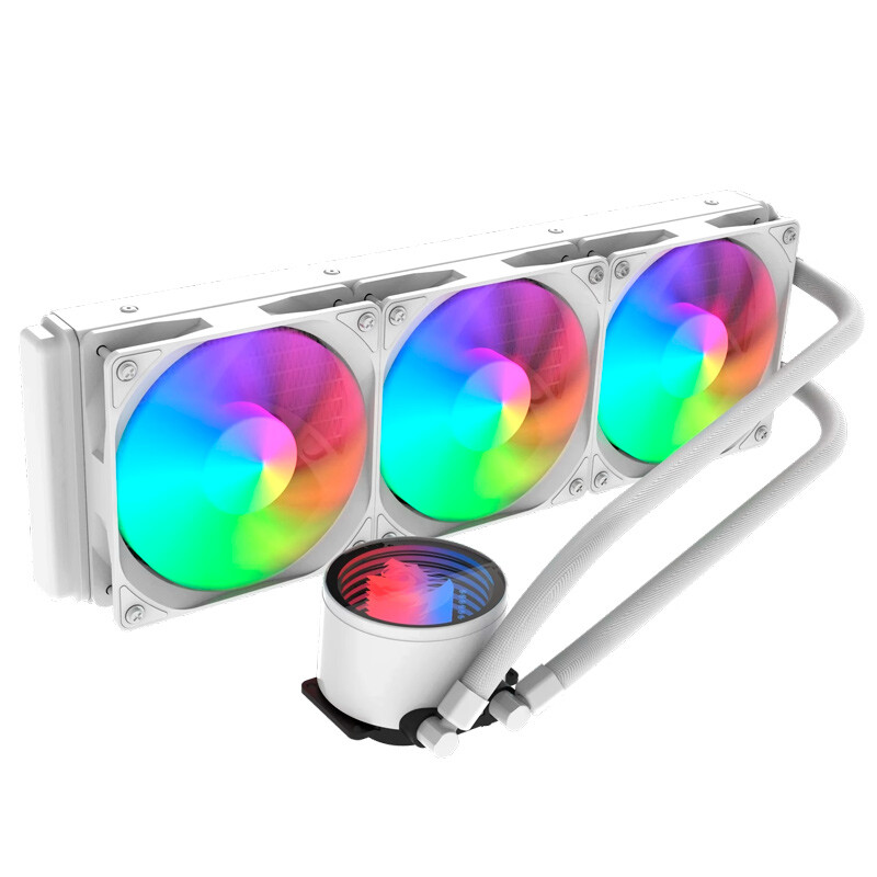 خنک کننده مایع پردازنده ردراگون CCW-3013 ARGB 360 White - 2