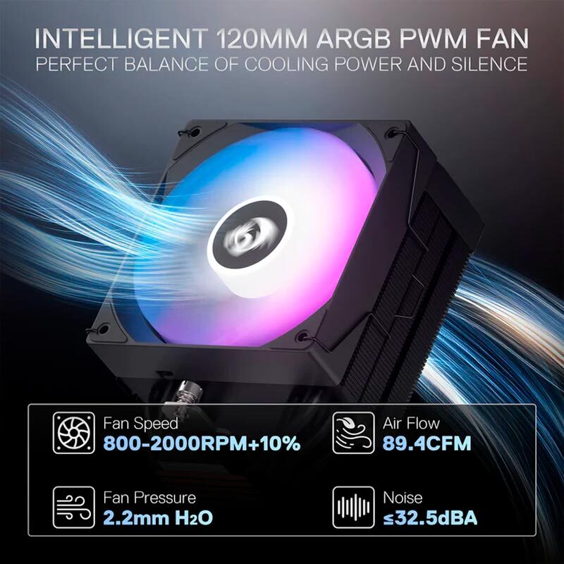 خنک کننده پردازنده ردراگون CC-2312 ARGB - 5