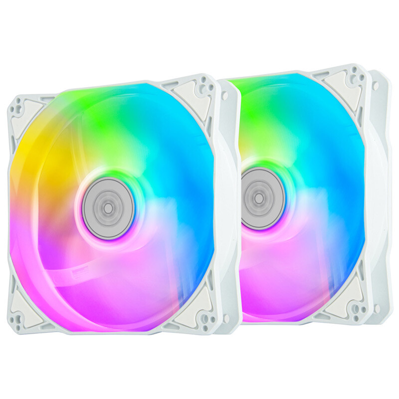 خنک کننده پردازنده سیلوراستون Hydrogon D120 ARGB White - 2