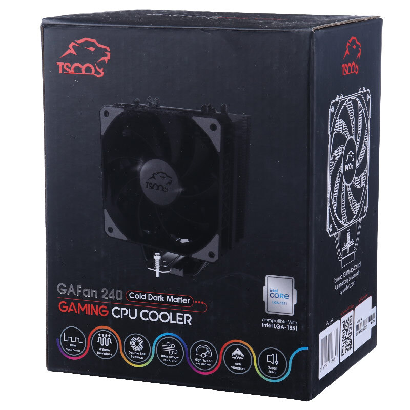 خنک کننده پردازنده تسکو GAFan 240 Cold Dark Matter - 2