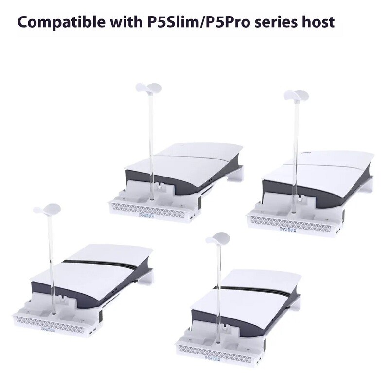 خنک کننده و شارژر دسته PS5 Slim/Pro پی جی تک GP-533S - 6