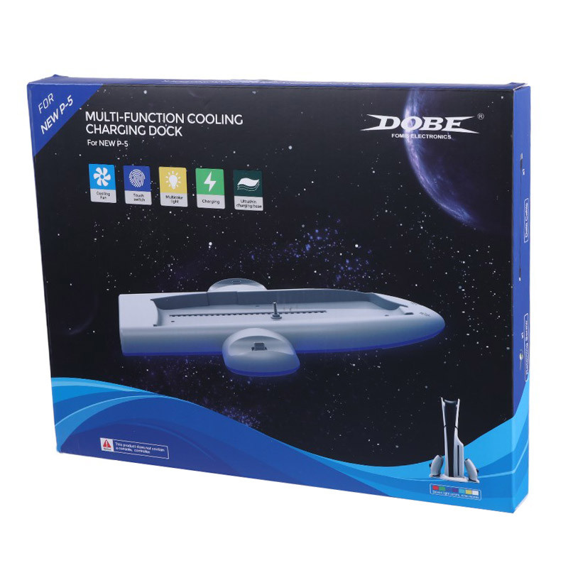 خنک کننده و شارژر دسته PS5/PS5 Slim دابی P-5 TP5-3528 - 2