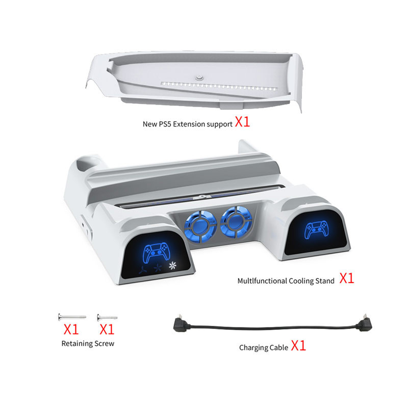 خنک کننده و شارژر دسته PS5/PS5 Slim دابی P-5 TP5-3532B - 6