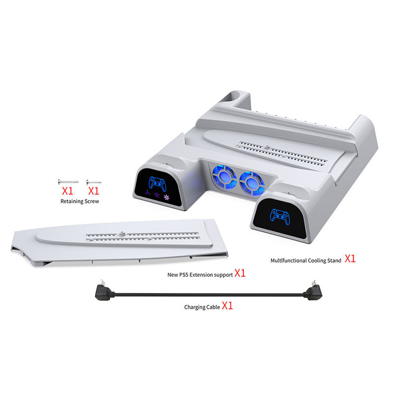 خنک کننده و شارژر دسته PS5/PS5 Slim/PS5 Pro دابی P-5 TP5-3532D - 8