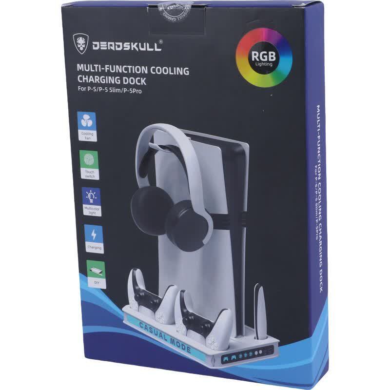 خنک کننده و شارژر دسته PS5/PS5 Slim/PS5 Pro دد اسکال DS-MZ8041 - 2