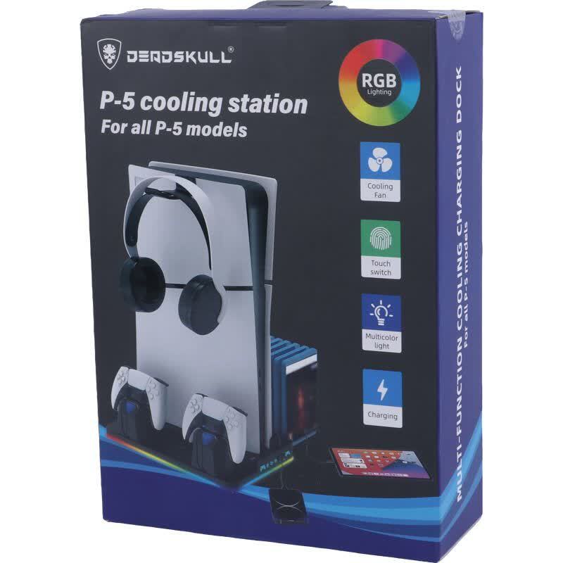 خنک کننده و شارژر دسته PS5/PS5 Slim/PS5 Pro دد اسکال DS-MZ8043 - 2