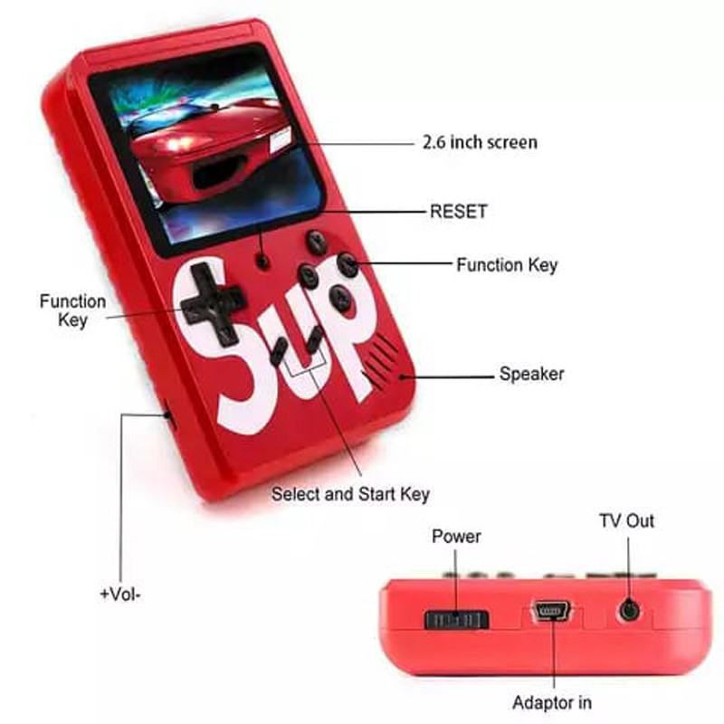 کنسول بازی دستی Sup Double Game Box - 8