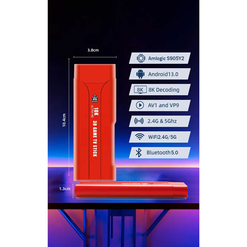 کنسول بازی گیم استیک Game TV Stick G1 10K 16GB Dual - 4