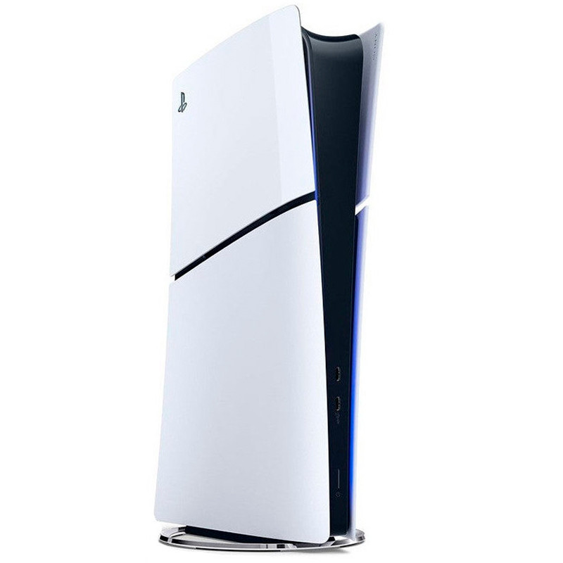 کنسول بازی سونی (Sony PlayStation 5 Slim Digital Edition 1TB SSD Single (V2000 + دسته اضافی سفید - 3