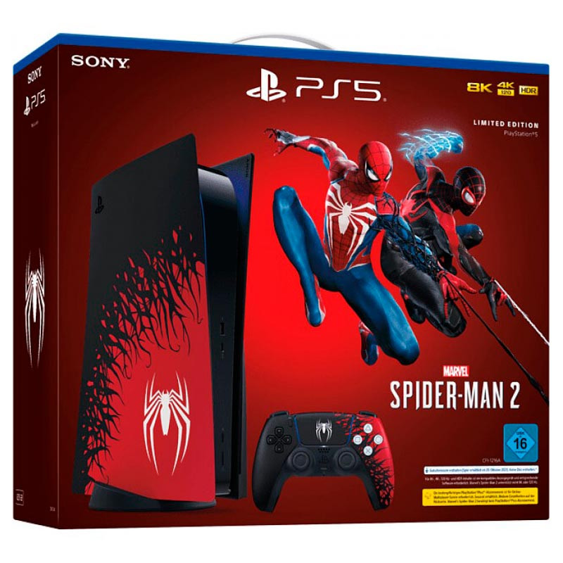کنسول بازی سونی Sony PlayStation 5 Standard Spider-Man 2 825GB SSD (V1200) - 2