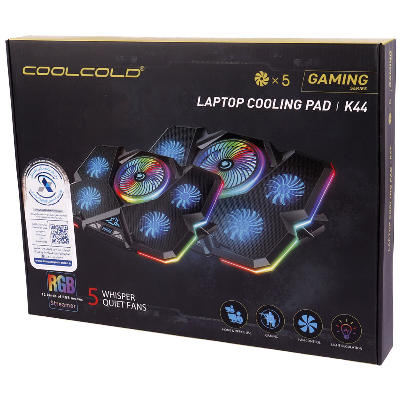 کول پد لپ تاپ Coolcold K44 - 2
