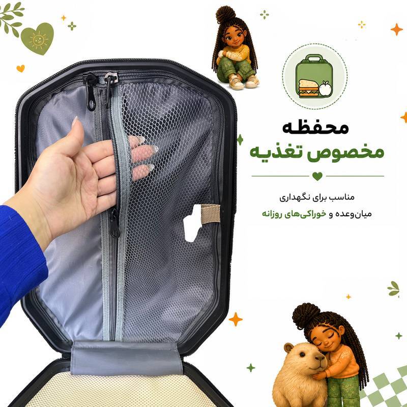کوله پشتی مارینوکس مارول MS1050 طرح دختر - 4
