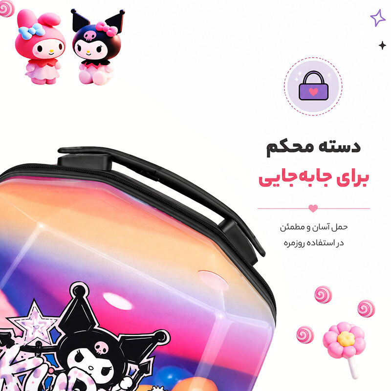 کوله پشتی مارینوکس مارول MS1050 طرح کرومی صورتی - 8