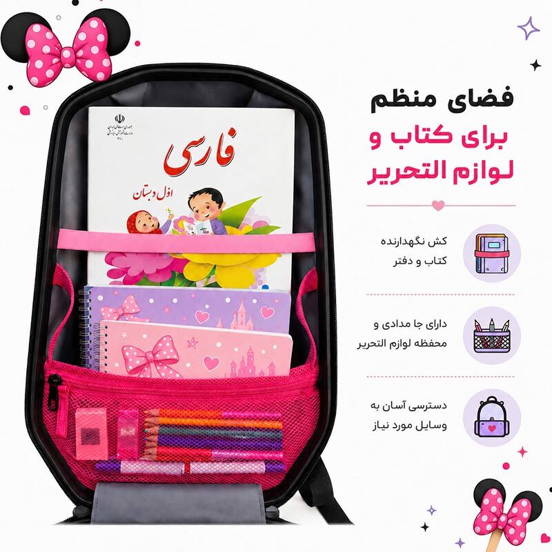 کوله پشتی مارینوکس مارول MS1050 طرح مینی موس - 8