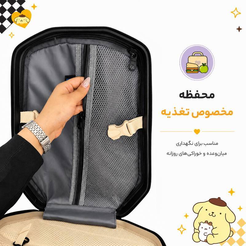کوله پشتی مارینوکس مارول MS1050 طرح پوم پوم پورین - 5