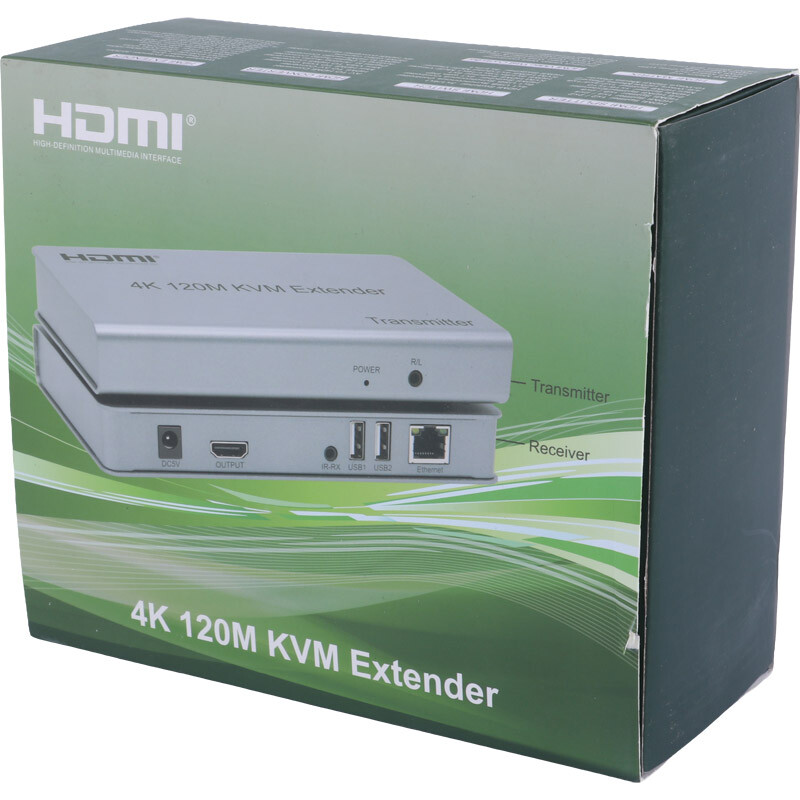 کی وی ام اکستندر HDMI طول 120 متر کد 1 - 2